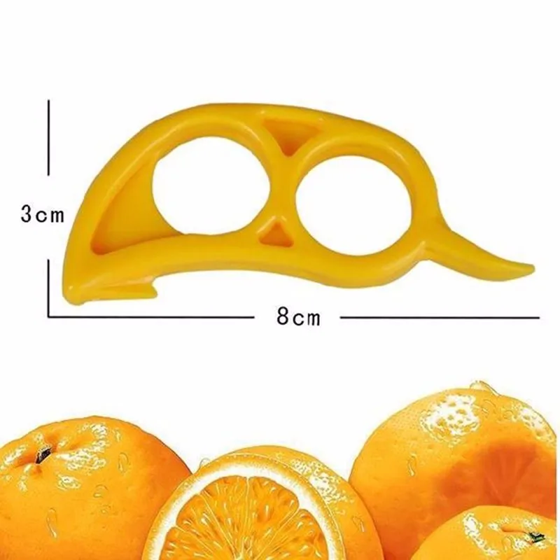 ДЕНЬ ДЕНЬ ВЕСЕЛО Мода Orange Пилерс Нож Практическая Lemon Fruit Slicer Фрукты Зачистки Нож Фрукты Овощи Инструменты Для Приготовления Пищи