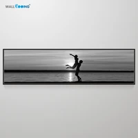product calligraphy big canvas sea bedroom wall decorations lovers holding hands photo picture bedside painting