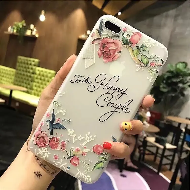 Для Apple iPhone 5 5S SE Роскошный чехол на 6 6S 6 Plus 6S Plus Мягкий ТПУ чехол для телефона для iPhone 7 7 Plus задняя крышка iPhone 8 8 Plus X - Цвет: 2