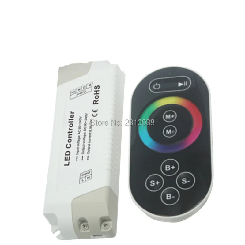 2 шт./лот высокое напряжение беспроводной RGB led контроллер Ac 90 240 В rgb полный цвет