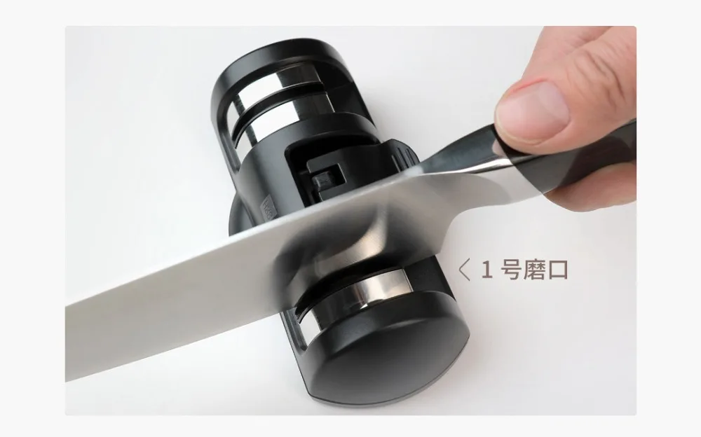 Новейший Xiaomi MIjia Huohou двойное колесо-точилка, хороший нож для кухни, умный дом