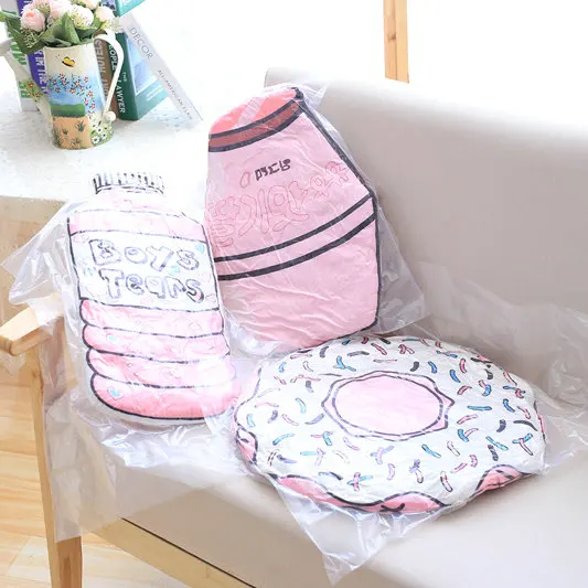 Симпатичная мягкая подушка плюшевая полипропиленовая хлопковая подарок на день