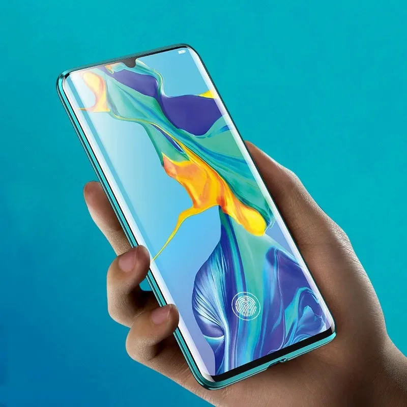 For Huawei P30Pro Magnetic Case Front+Back Double-Sided Tempered Glass P30 1+7Pro Metal Bumper |