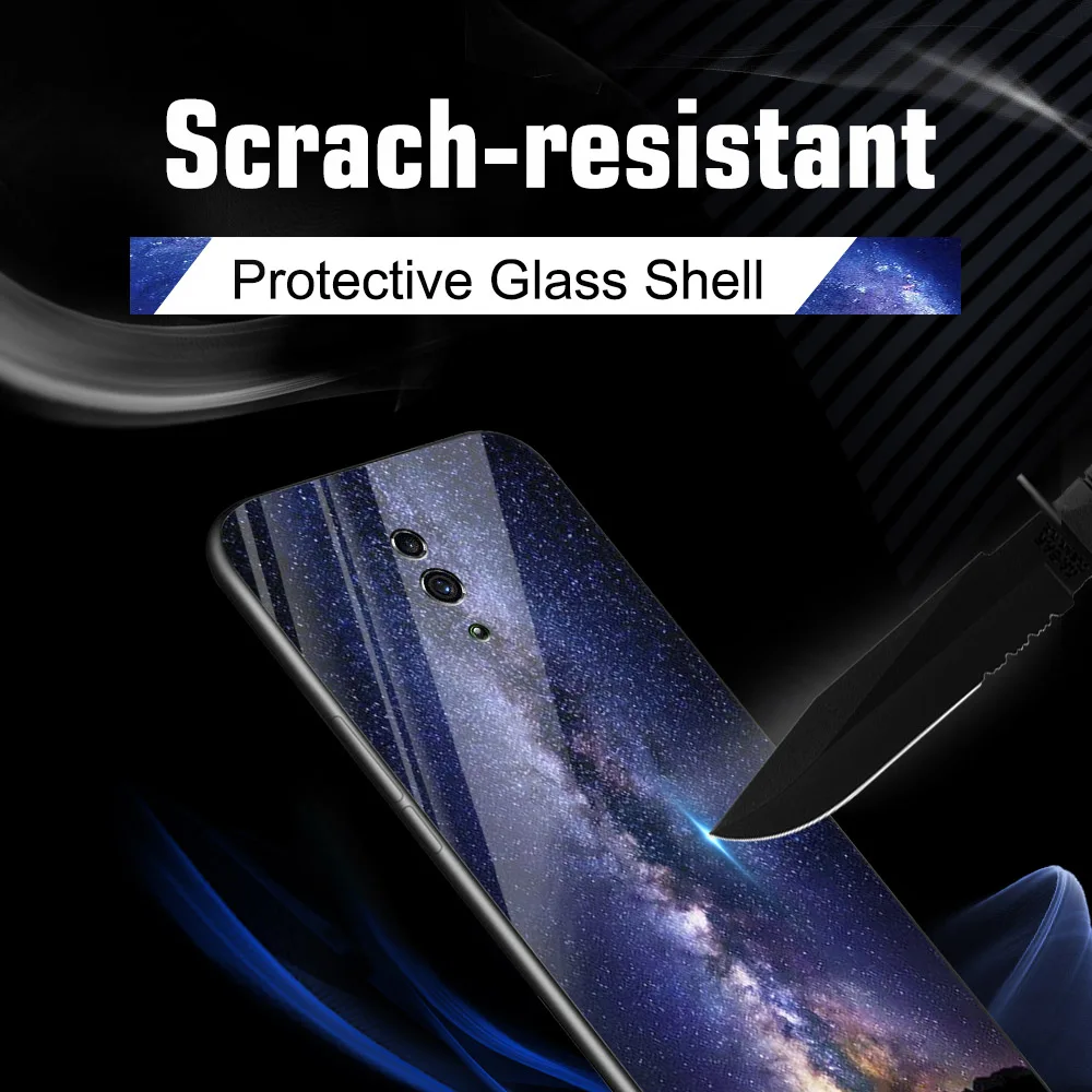 3D DIY чехол из закаленного стекла для OPPO Realme X2 Pro 5 3 XT чехол силиконовый чехол OPPO F11 Pro Q X Lite 2 A5 A3s Reno Ace чехол s Coque