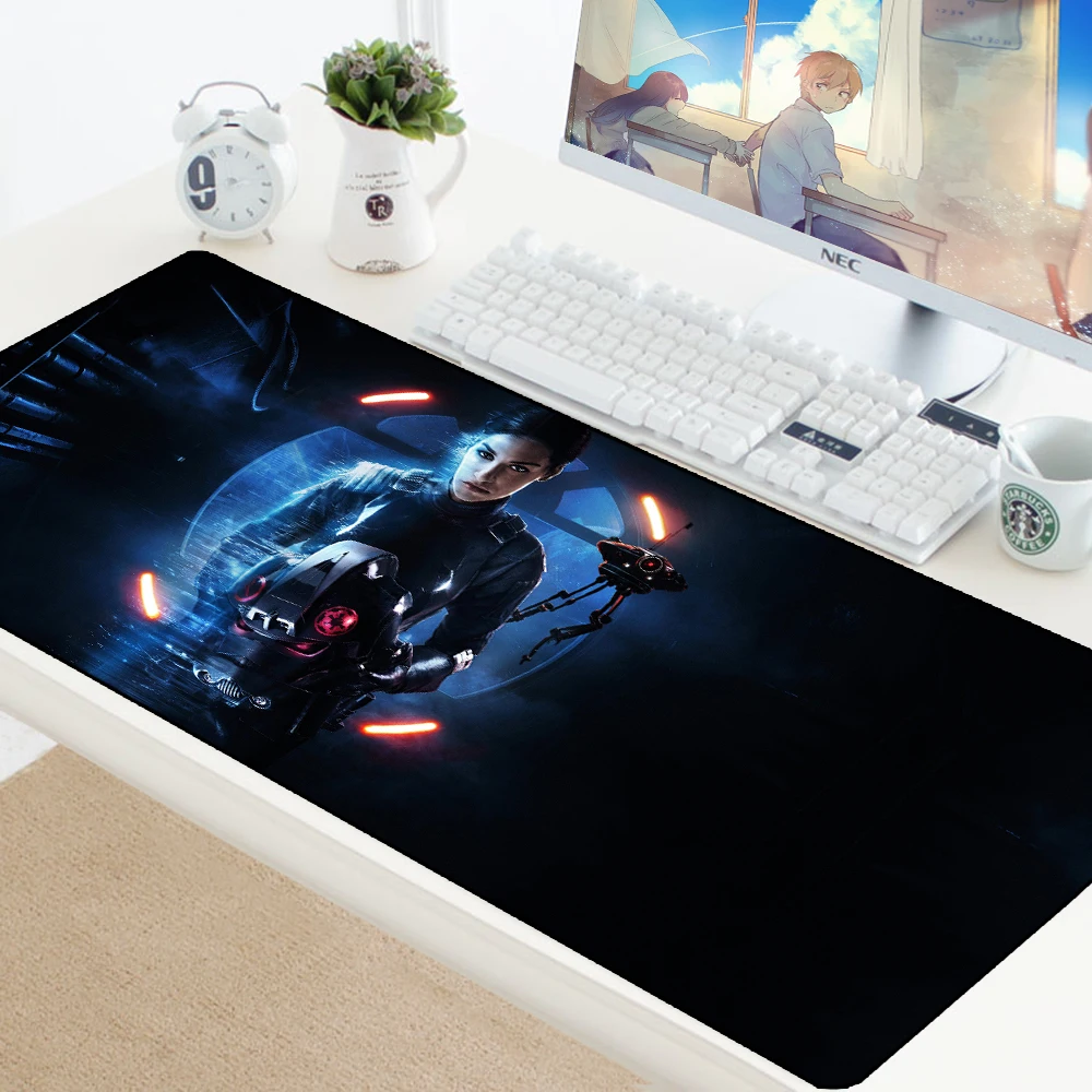 Звездные войны король игровой коврик для мыши XL клавиатура компьютер геймер стол ПК ноутбук компьютер домашний офис скорость мыши игровой коврик