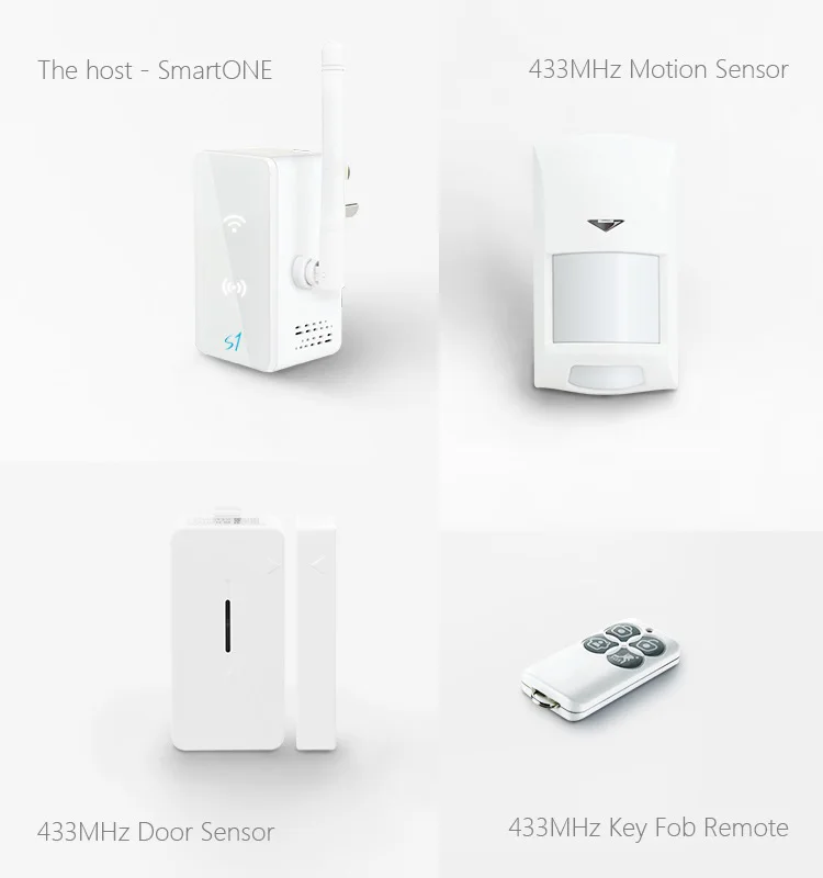 Broadlink S1 S1C SmartOne охранный комплект датчик движения PIR дверной датчик комплект сигнализации для система автоматизации умного дома, домашний набор для ухода