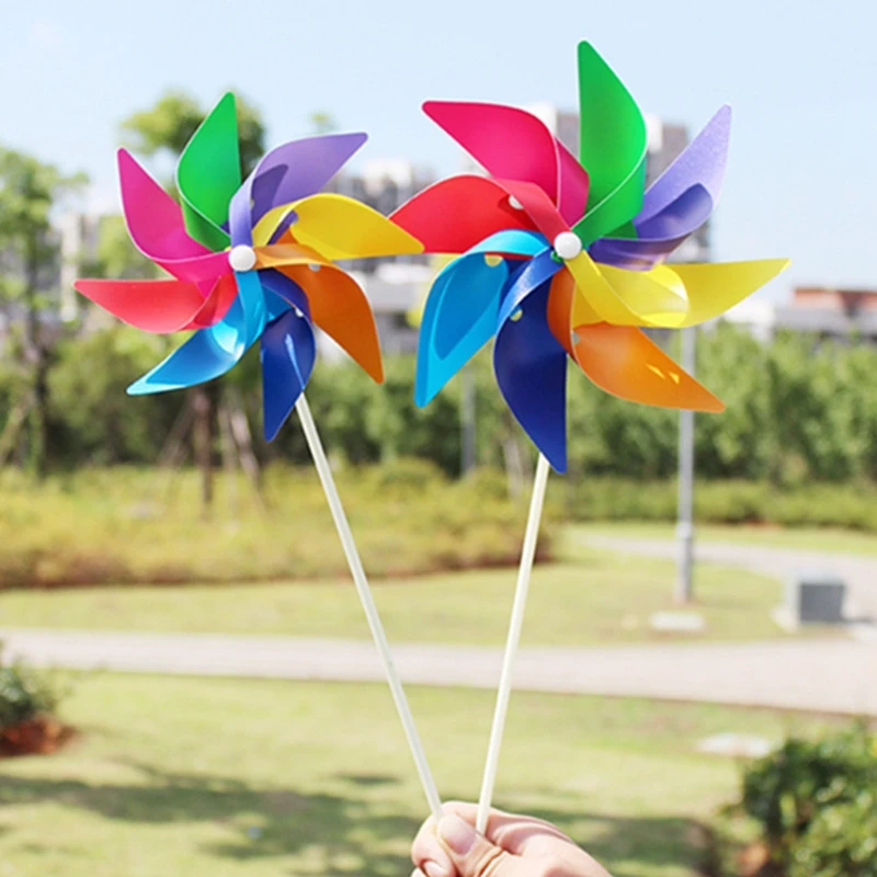 

Garden Yard Party Camping Windmill Wind Spinner Ornament Decoration Kids Toy New Classic Toys