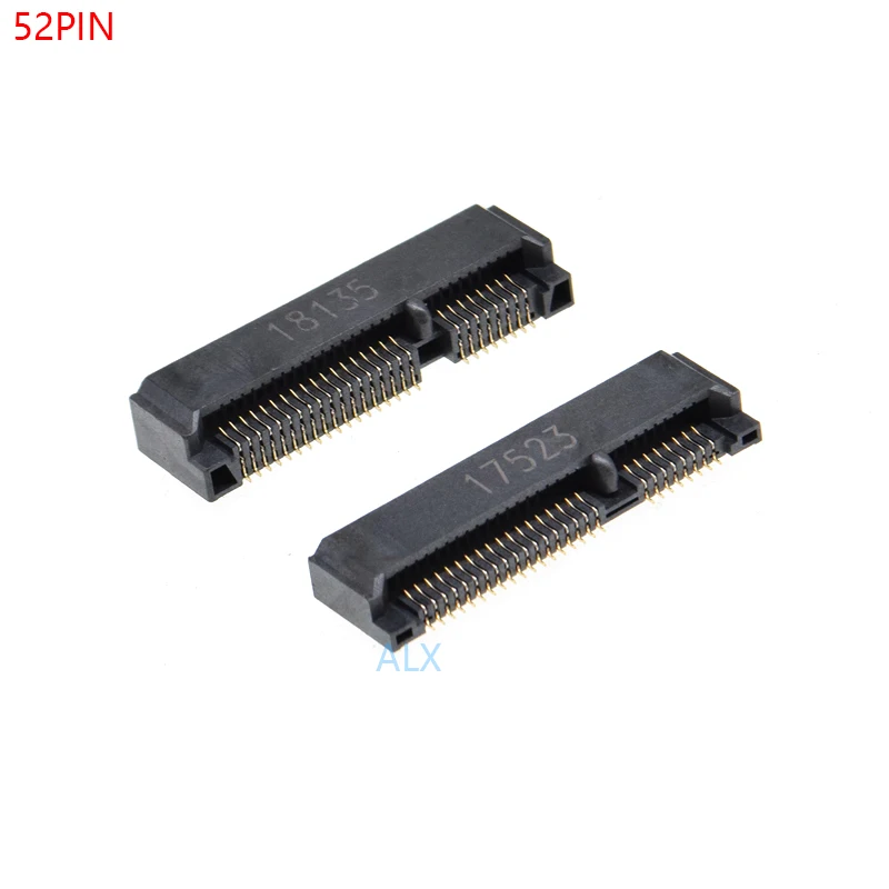 Разъем MINI PCIE PCI-E 52-контактный высота разъема msata: 4 0 мм 5 2 6 для ноутбука 10 шт. |