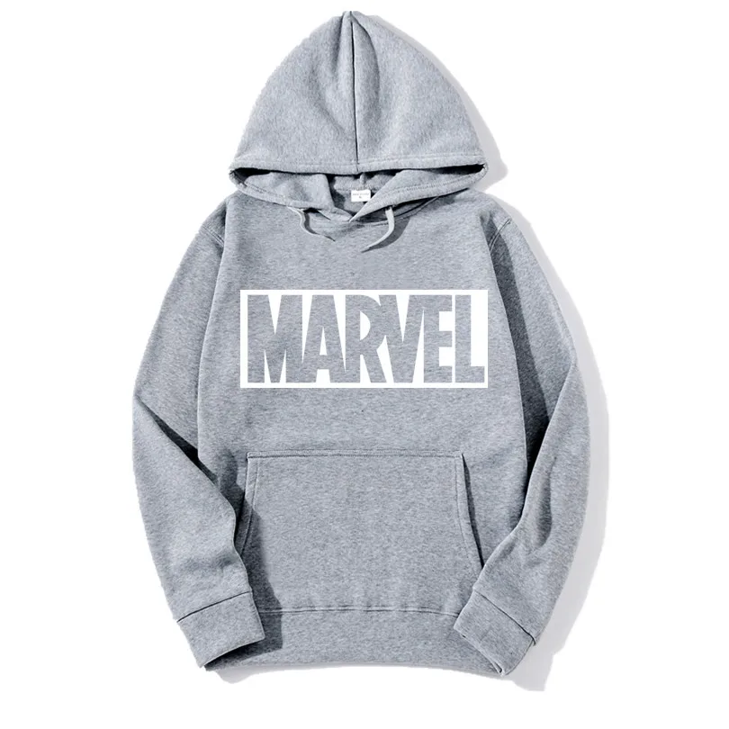 IGGY с новым буквенным кофты капюшоном &quotMarvel&quot для мужчин из хлопка высокого