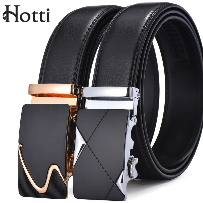Мужской ремень из воловьей кожи [Hotti] брендовый роскошный натуральной с