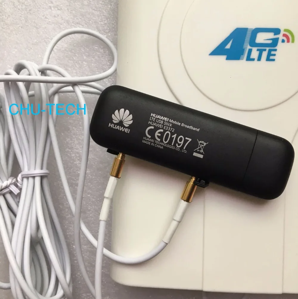 Разблокированный HUAWEI E3372 E3372h-153 LTE FDD 150 Мбит/с 4G LTE модем Поддержка+ 4G crc9 49DBI двойная антенна