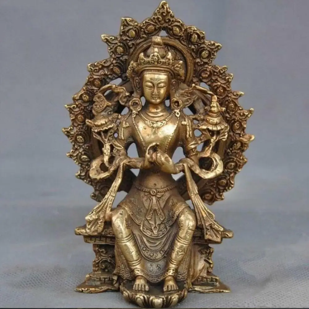 

Tibetan Temple Buddhism Prayer Tara Guanyin Kuan-Yin Buddha Goddess Statue