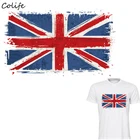 Нашивки с британским флагом, аксессуары для рукоделия, новый дизайн, украшение для одежды, моющаяся нашивка для футболки