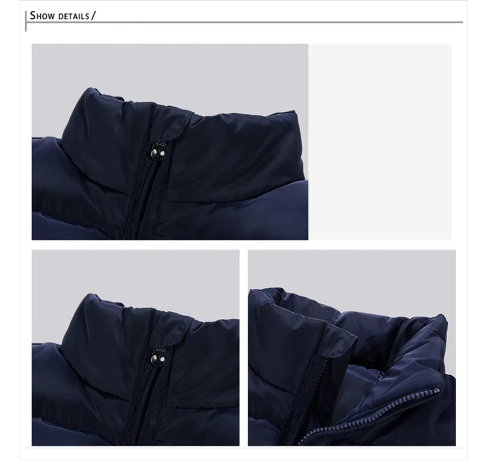 New Large size M-5XL 6XL Brand Mens Jacket Sleeveless Vest Fashion Casual Coats Male Cotton-Padded Men's Vest Men