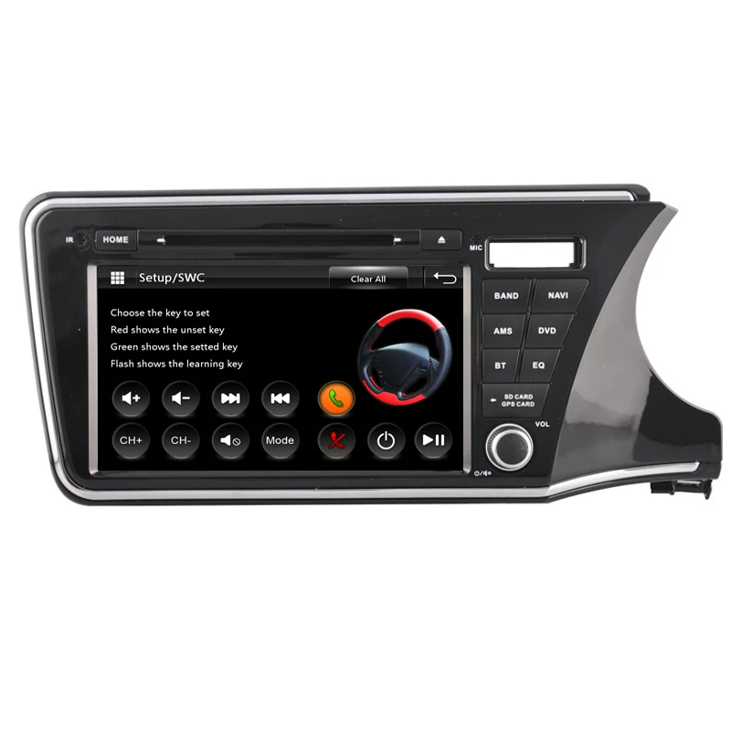 8 дюймов Автомобильный dvd плеер GPS навигация для Honda City 2014 2015 Зеркало Ссылка 3G WiFi