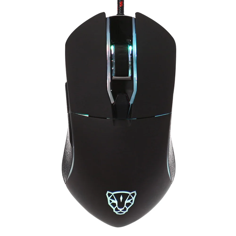 Motospeed V30 Профессиональная USB Проводная игровая мышь с светодиодный дисплеем
