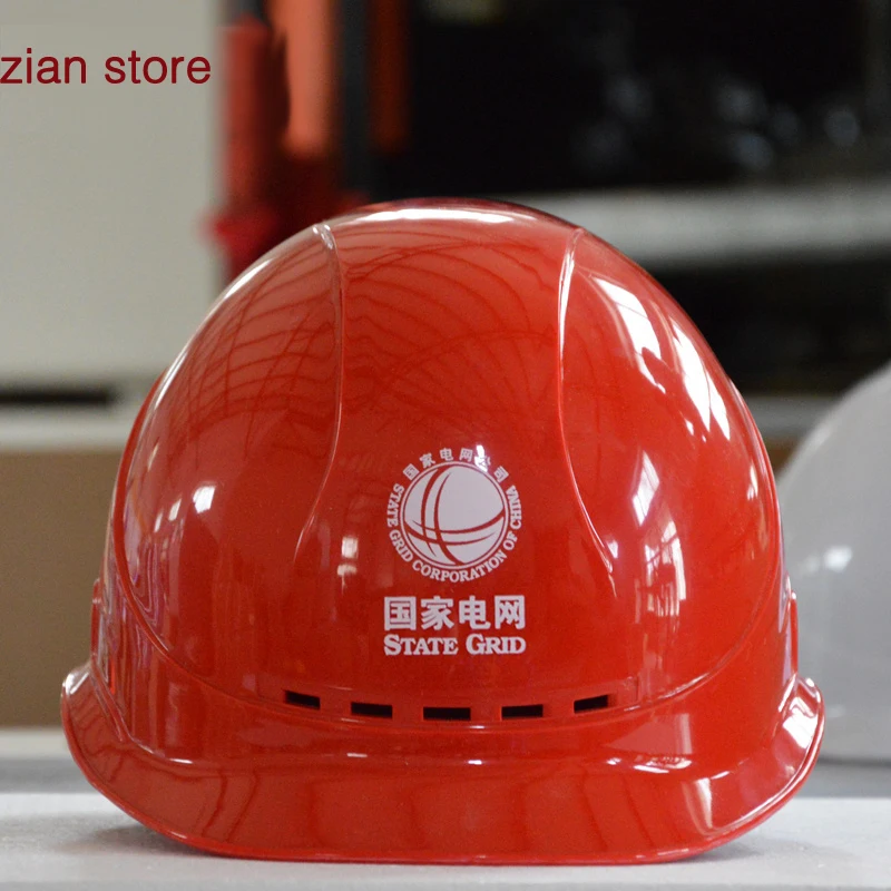 Шлем безопасности из АБС пластика дышащий шлем для руководства Белый защитный