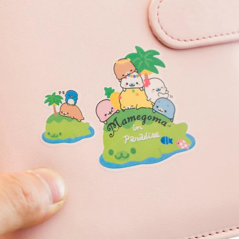 6 листов клейкие ПВХ наклейки Морская лев|stationery stationery|stationery paperstationery kawaii |