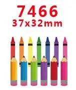 7466 30 шт мультфильм персонаж плоское украшение из смолы PR 7329 - Цвет: 7466