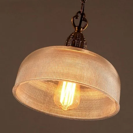 Американский Железный стеклянный подвесной светильник в стиле лофт винтажные