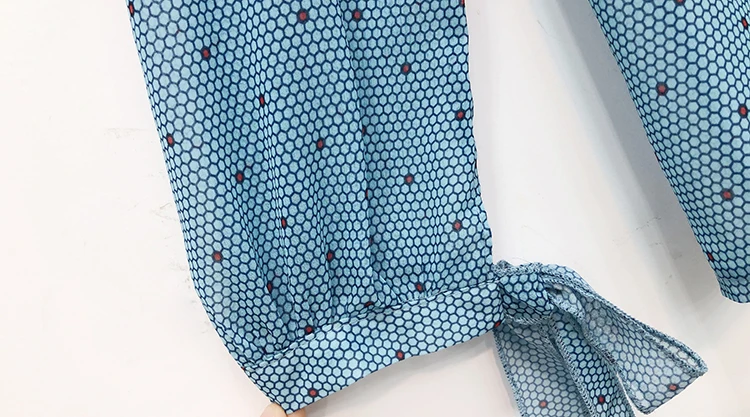 Korobov Blusas Mujer 2019 Новое поступление воротник-стойка с оборками Женская блузка в