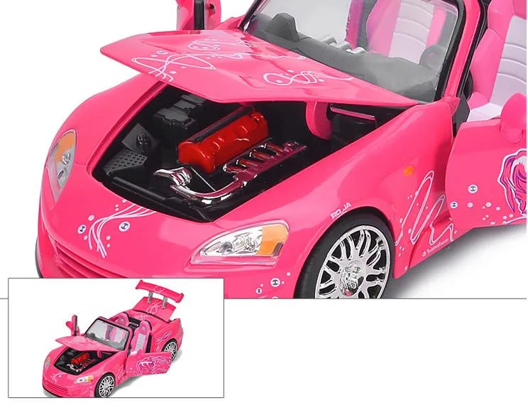 JADA высокая имитация Honda s2000 1:24 передовая модель автомобиля из сплава литая под давлением металлическая модель игрушечного автомобиля Форсаж