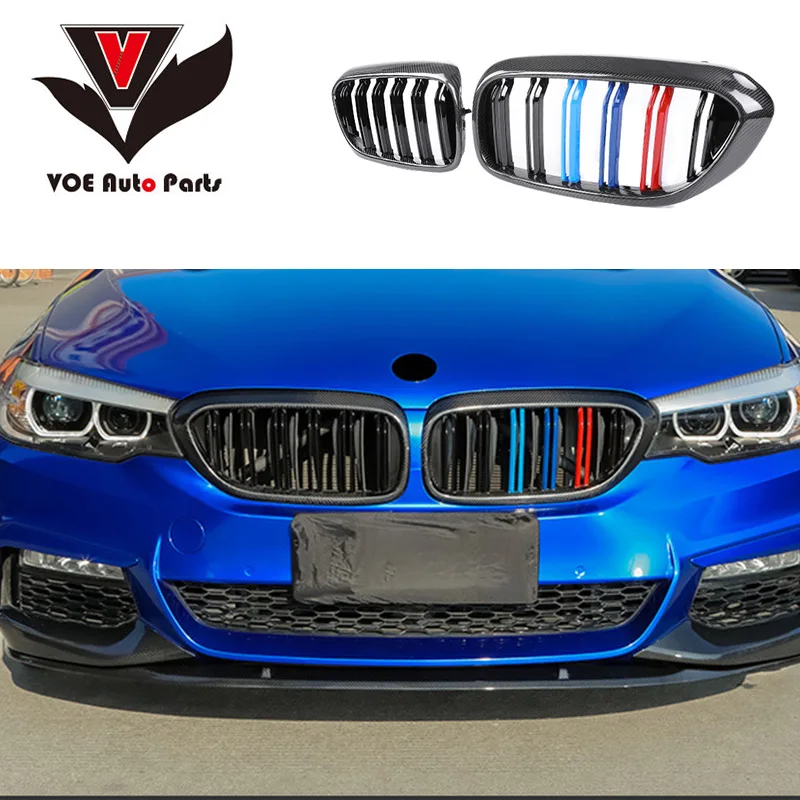 G30 M5 style Глянцевая M цветная решетка для автомобильного стайлинга переднего