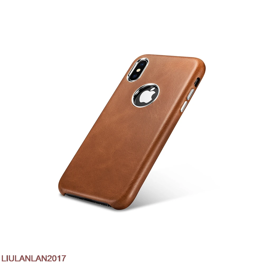 Роскошный Ретро Чехол для Apple Iphone XS MAX элегантный натуральная кожа Защитный чехол