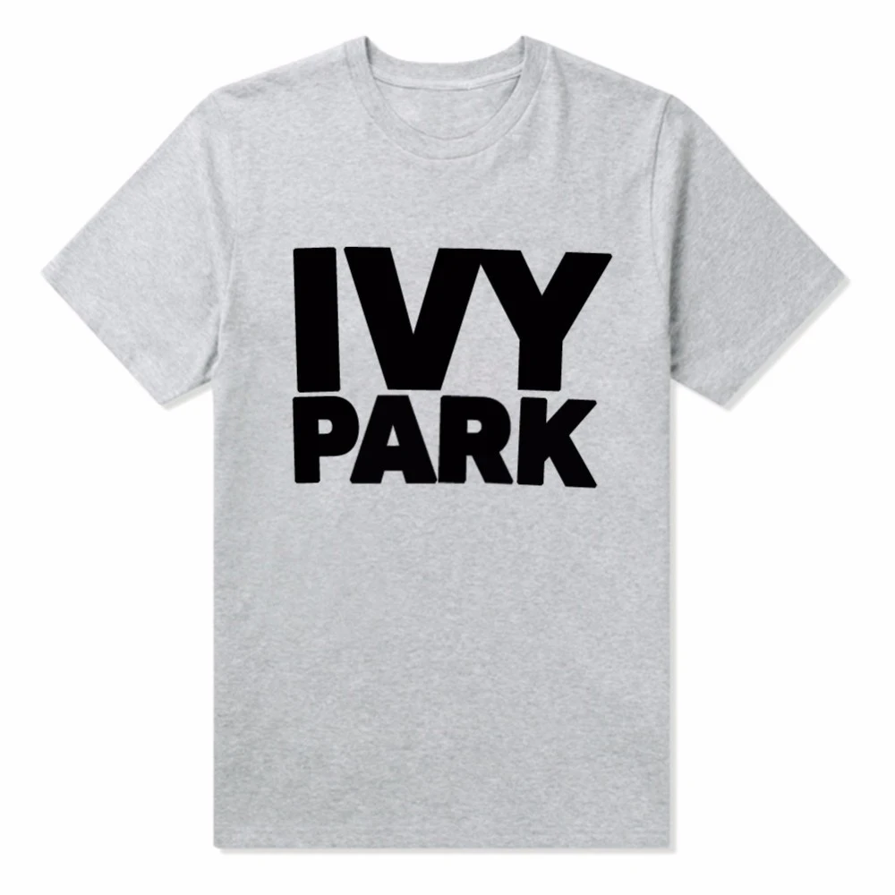 IVY Park футболка для женщин черный серый белый цвет S-2Xl свободный стиль Сексуальная