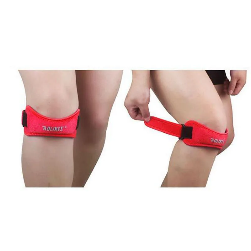 2 шт. Регулируемый джемпер по Колено Надколенник Поддержка для сухожилий ремешок