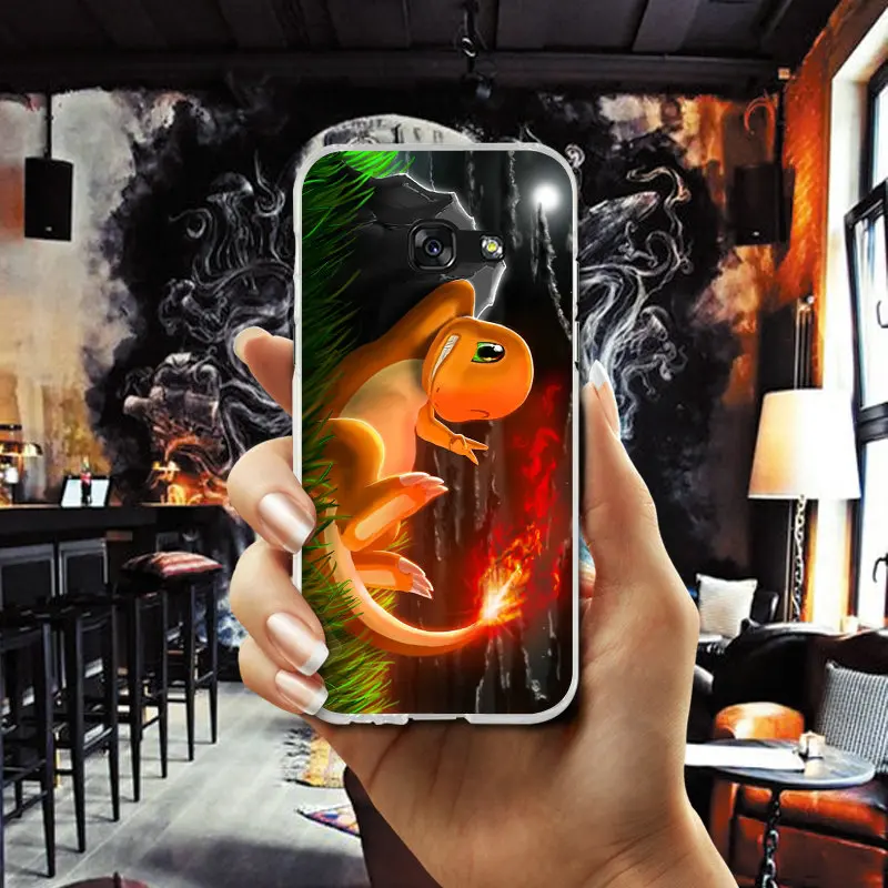 Мультфильм Аниме Покемоны Мягкий ТПУ чехол для телефона с принтом &quotдля samsung Galaxy