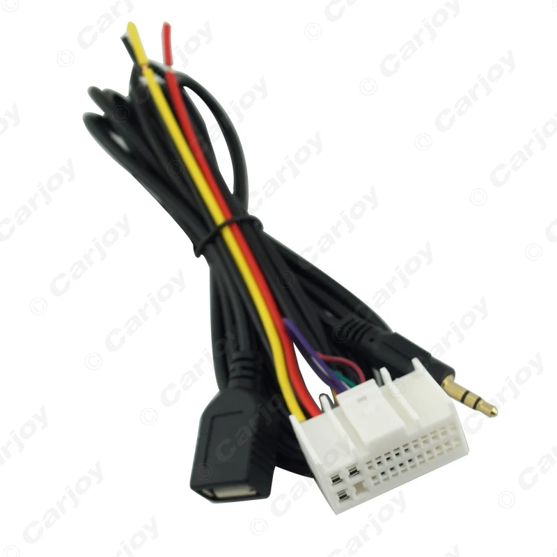 LEEWA 5 комплектов автомобильный аудио CD стерео проводка адаптер с USB/AUX (3 мм) разъем