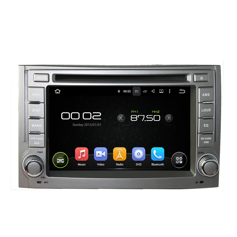 Автомагнитола 2 Din с Bluetooth mp3-плеером FM-радио для Hyundai I10 2011 2012 Android сенсорным экраном