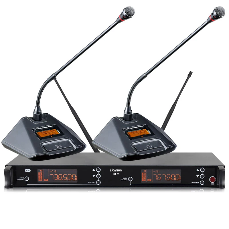 Профессиональный двойной беспроводной микрофон NTBD для выступлений на сцене