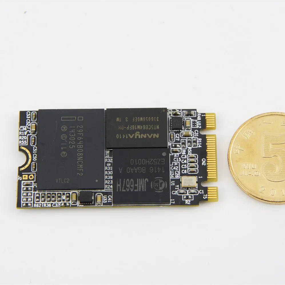 KingSpec 2242 SSD 256 ГБ NGFF M.2 500/280 МБ/с для Ultrabook/Intel платформы Ноутбука Desktop Твердого-State Drive |