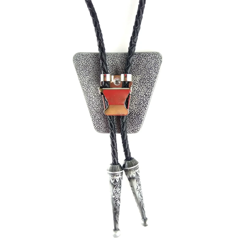 Мужской Модные аксессуары ожерелье для мужчин Черный ИСКУССТВЕННАЯ кожа ковбой