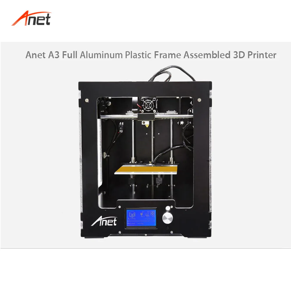 Anet A3S 2019 3d принтер высокого разрешения для продажи Полностью Собранный