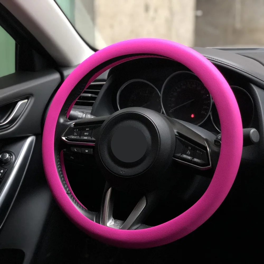 

Автомобильный мягкий силиконовый чехол на руль для Benz A200 A180 B180 B200 CLA GLA AMG A B C E S CLS GLK CLK SLK GLE Class