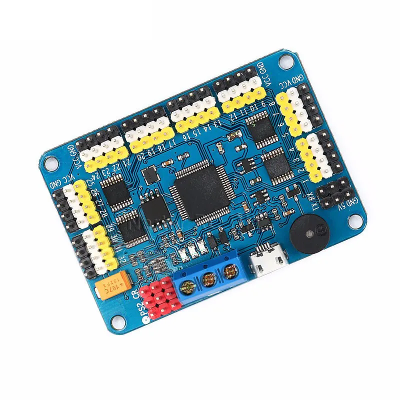 Nartor 32 канала Robot серво Управление Board Servo Мотор PS2 Беспроводной USB/UART режим