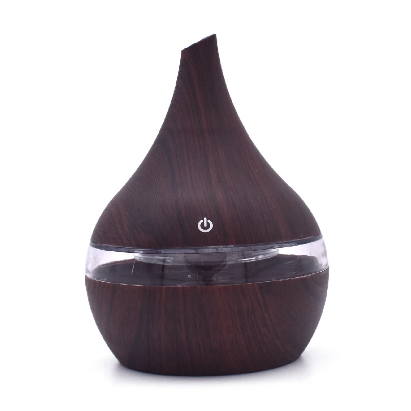 300ml USB Electric Aroma air diffuser wood Ultrasonic humidifier Essential oil Aromatherapy cool mist maker for home | Бытовая техника