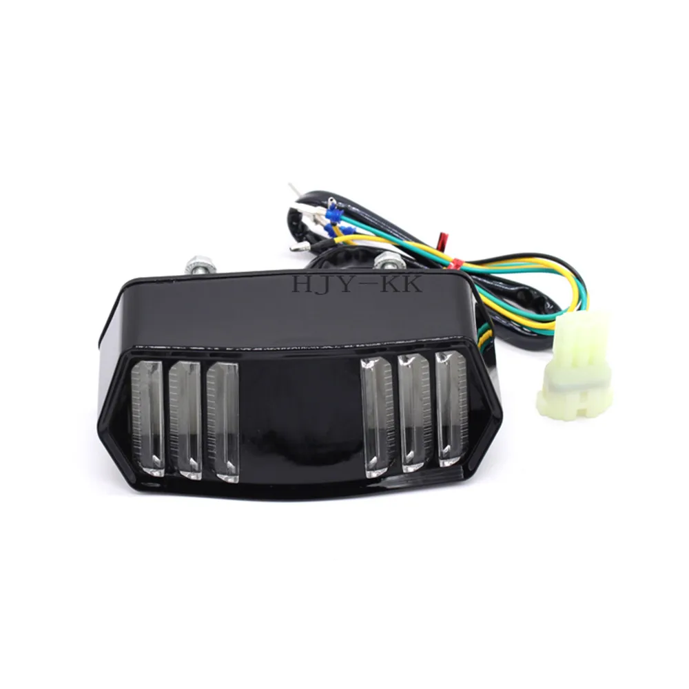 Водить мотоцикл задний фонарь светильник тормоза поворота встроенный LampTail Light
