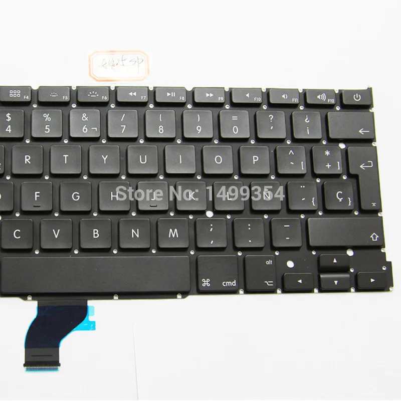 Оригинальная новая A1502 испанская клавиатура для Apple Macbook Pro Retina 13 ''испанская