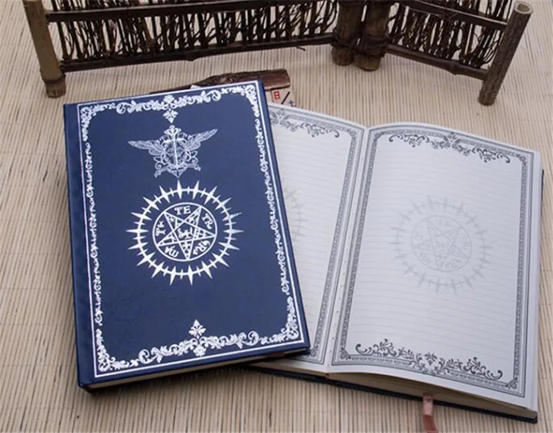 Аниме Black butler Kuroshitsuji Sebastian Сиэль косплей записная книжка мультфильм Хэллоуин