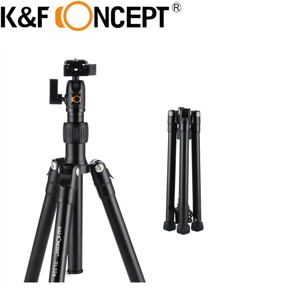 K &amp F CONCEPT легкий профессиональный гибкий алюминиевый тренога для путешествий с