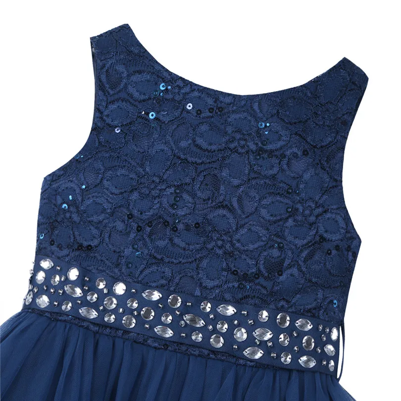 Новинка года; кружевное платье; vestido infantil; кружевное Сетчатое платье с блестками и цветочным узором для девочек; платье принцессы для девочек на свадьбу, день рождения, вечеринку; платье-пачка