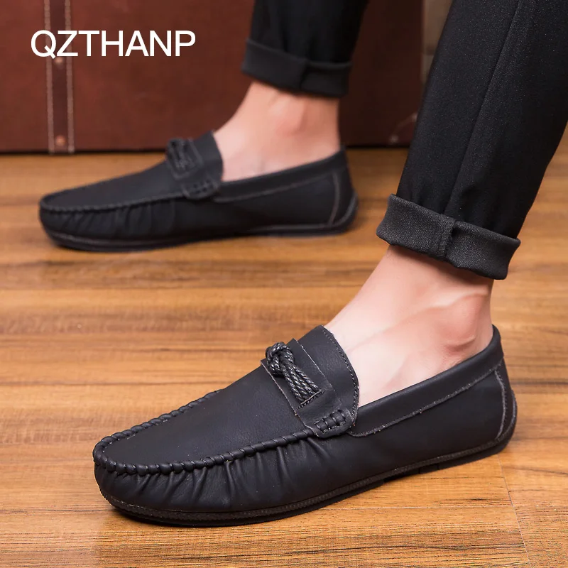 

Fashion Casual Shoes For Adult Men's Summer Sneaker Casual Krasovki Men Slip On PU Leather Casual Shoes Men Fashion Flats Loafer