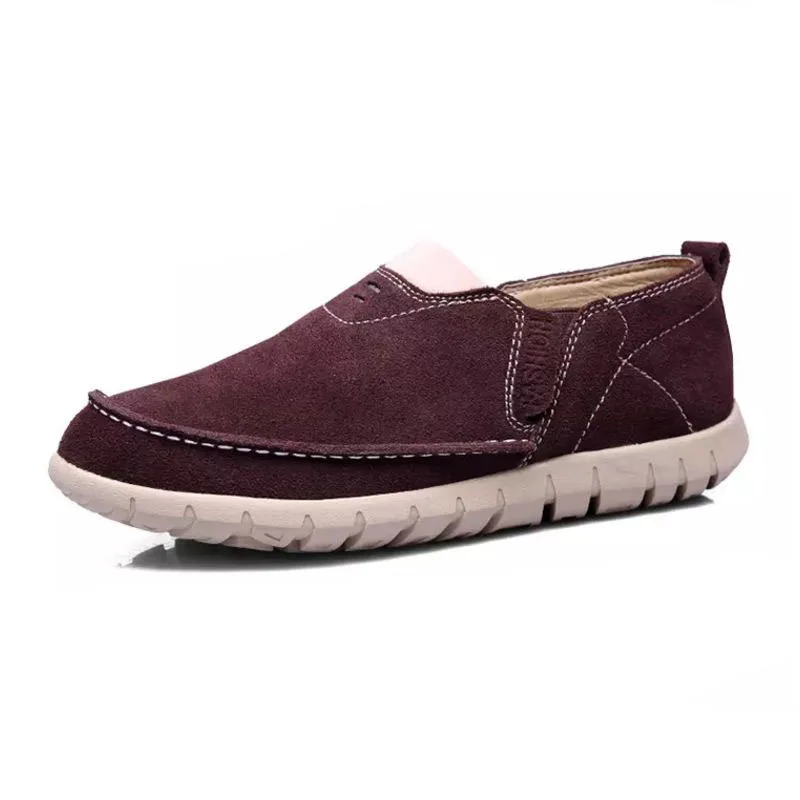KemeKiss Men Genuine Leather Flats Shoes Round Toe Solid Color Loafers Summer Breathable Male Footwear Size 39-44 | Обувь
