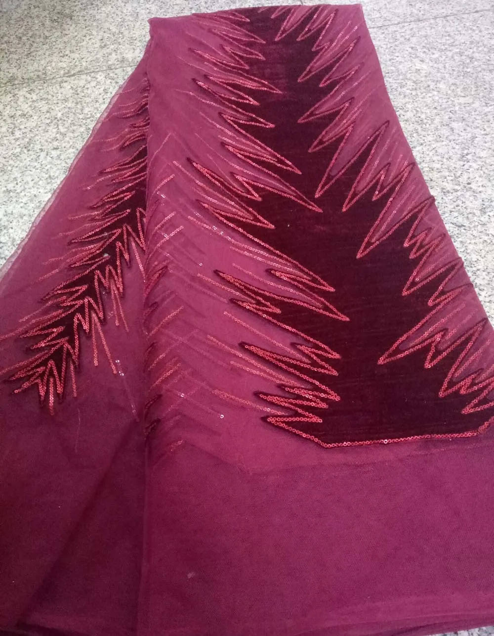 (5 ярдов/шт) очень красивая вышитая африканская блестящая бархатная кружевная