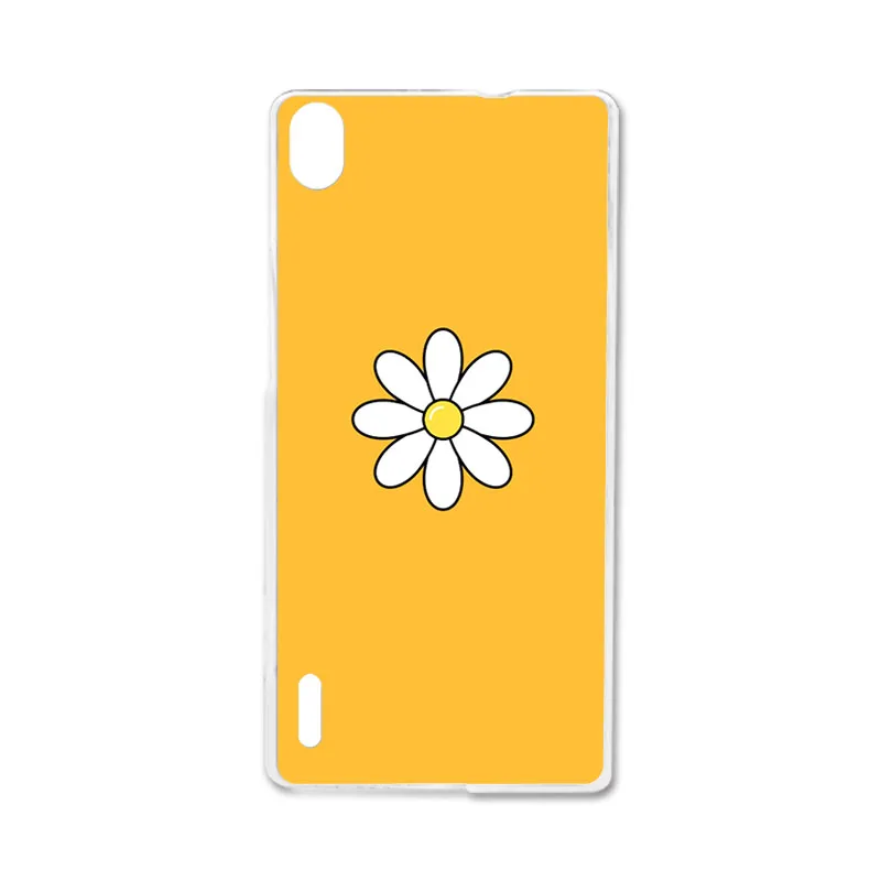 J128 Ojeleye DIY узорный силиконовый чехол для huawei Ascend P7 Чехол Мягкий ТПУ чехол на телефон с изображениями героев мультфильмов для huawei P7 Чехлы противоударный чехол - Цвет: J128