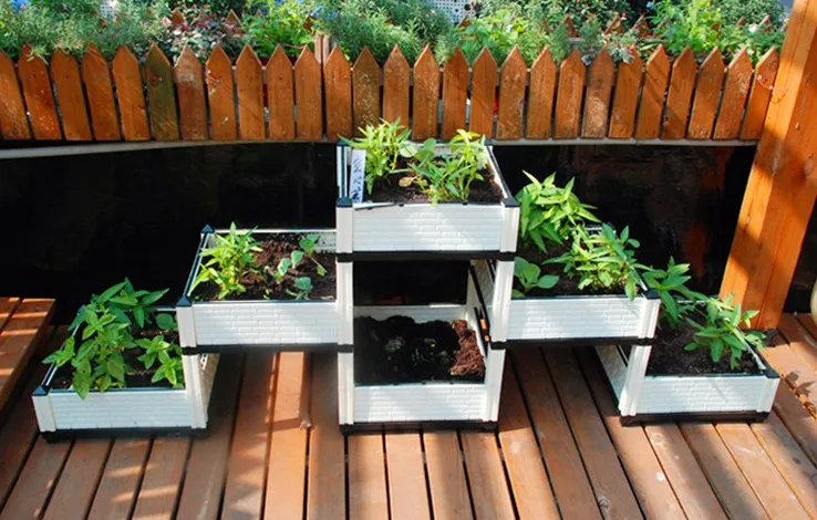 1 комплект 3 группы зеленых садовых плантаторов для самостоятельного выращивания